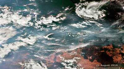 incendios amazonas satélite