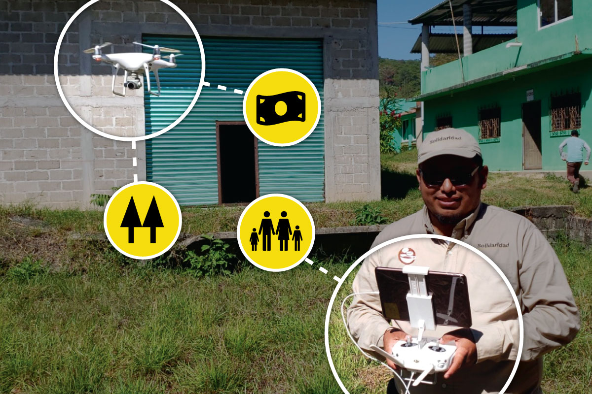 Solidaridad, entrenamiento en drones con productores de caf&eacute; en M&eacute;xico