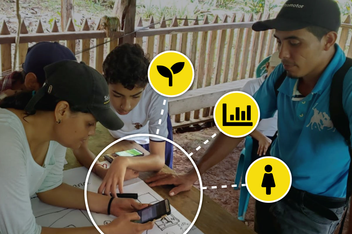 Solidaridad, personal de campo que acompa&ntilde;a a los productores en la adopci&oacute;n y descubrimiento de este nuevo mundo digital