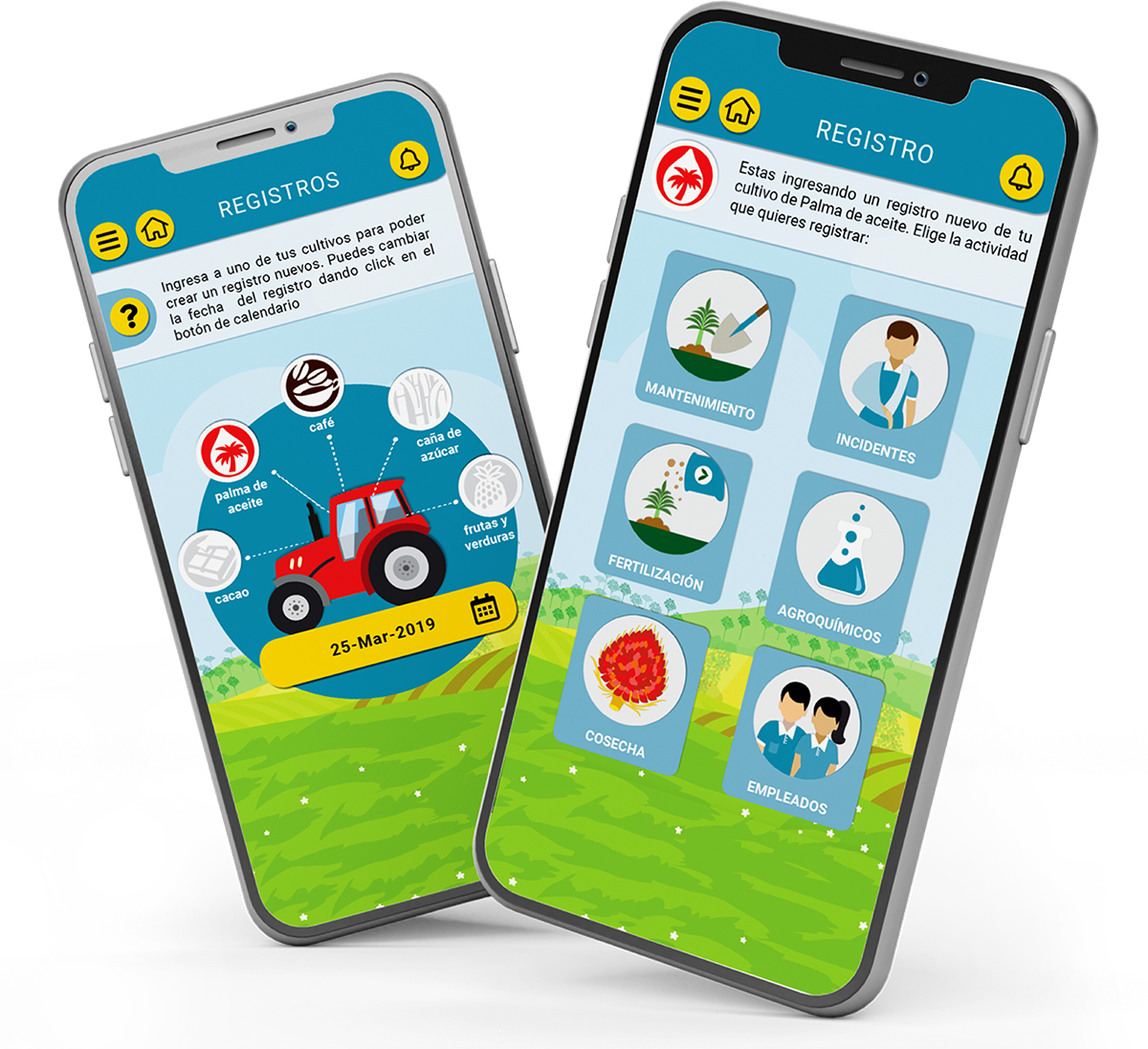 aplicaci&oacute;n palma solidaridad guatemala farm diary