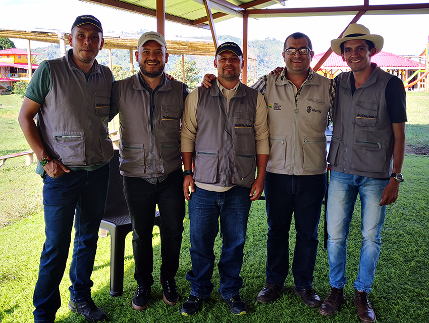 equipo caf&eacute; solidaridad colombia
