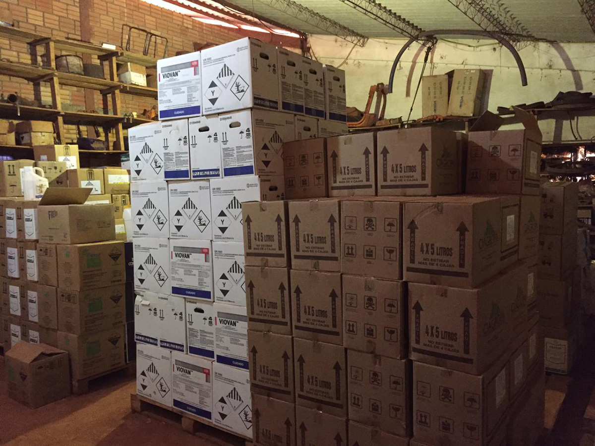 almacenamiento de envases dep&oacute;sito