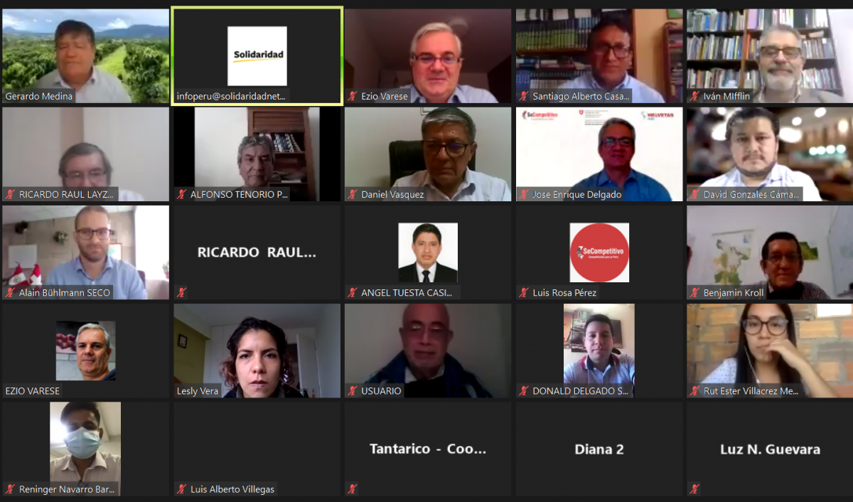 zoom caf&eacute; sostenible diplomado per&uacute;