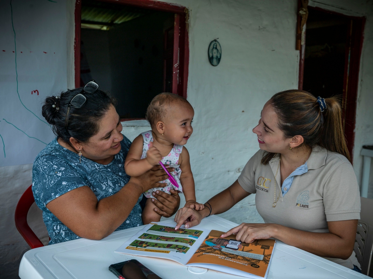 cacaocultora capacitaci&oacute;n solidaridad cacao
