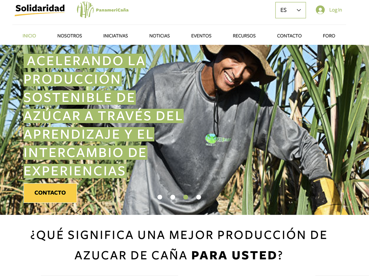 captura de pantalla de la plataforma en l&iacute;nea de PanameriCa&ntilde;a