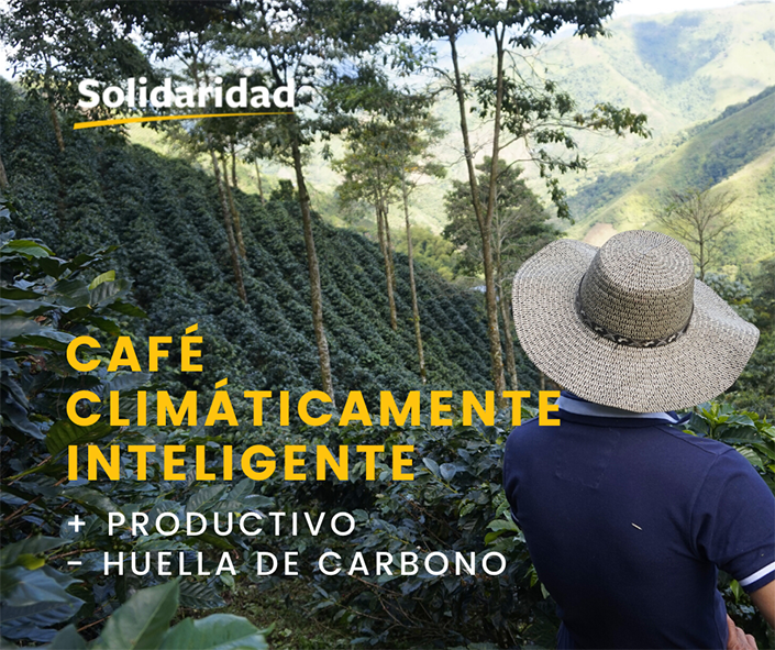 caf&eacute; clim&aacute;ticamente inteligente afiche