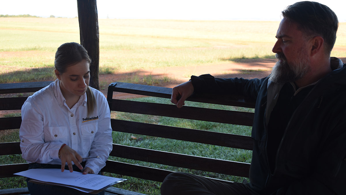 Carl Bielke, participante del proyecto 3S de Cargill