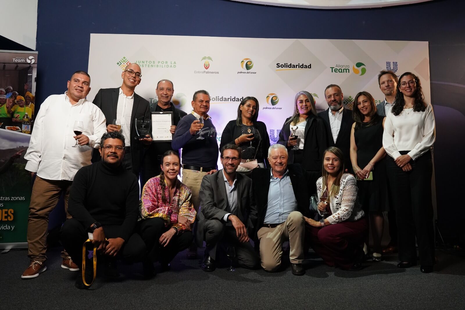 Foto tomada en Bogot&aacute;, Colombia, en agosto de 2023 durante el evento de entrega de certificados a palmicultores que cumplen con el est&aacute;ndar RSPO. &copy; Solidaridad Network.