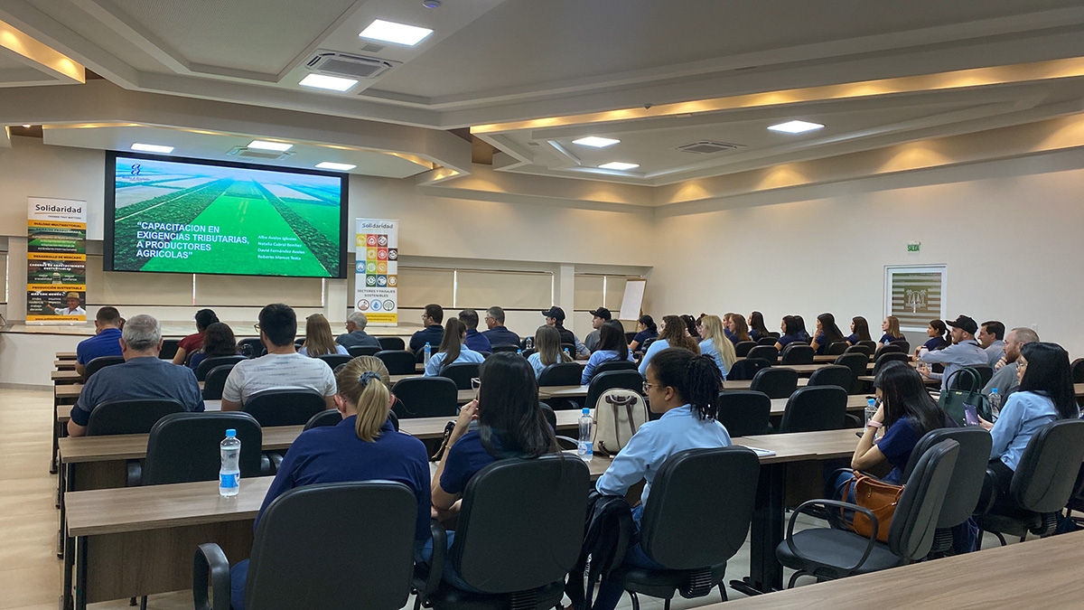 Capacitaci&oacute;n Tributaria, proyecto de mejora continua del negocio agricola para productores cooperativizados. Alianza Cargill Solidaridad, Paraguay
