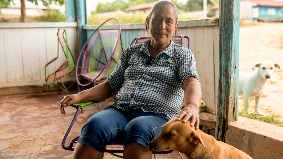 Sonia, productora de palma aceitera. Amazonía Connect, Perú Sonia, productora de palma aceitera. Amazonía Connect, Perú