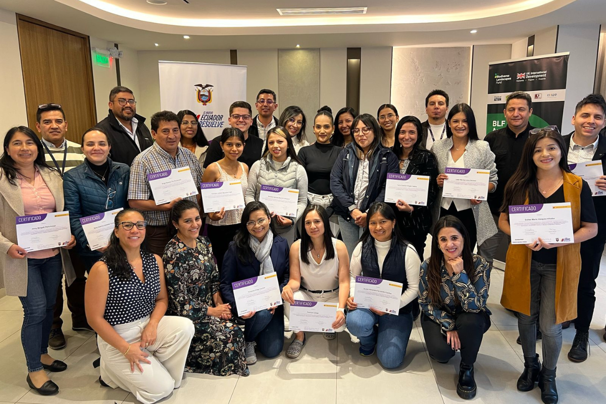 Fotos del III m&oacute;dulo de capacitaci&oacute;n BLF-Ecuador